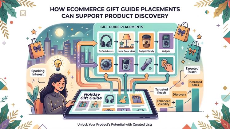 How Ecommerce Gift Guide Placements Can Support Product Discovery